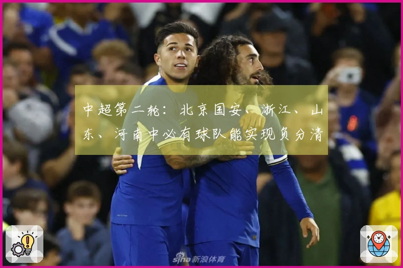 中超第二轮：北京国安、浙江、山东、河南中必有球队能实现负分清零